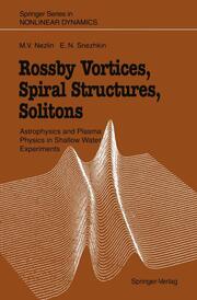 Rossby Vortices, Spiral Structures, Solitons