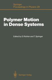 Polymer Motion in Dense Systems