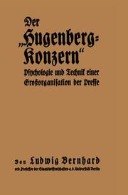 Der Hugenberg-Konzern - Cover