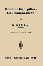 Moderne Mehrgitter-Elektronenröhren - Cover
