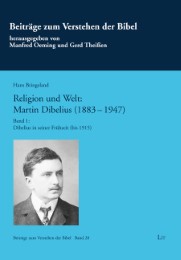 Religion und Welt: Martin Dibelius (1883-1947), Bd 1 - Cover