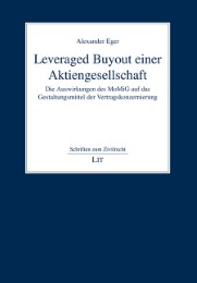 Leveraged Buyout einer Aktiengesellschaft - Cover