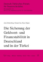 Die Sicherung von Geld- und Finanzstabilität in Deutschland und in der Türkei - Cover