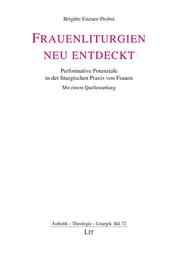 Frauenliturgien neu entdeckt. 2., überarbeitete und erweiterte Auflage - Cover
