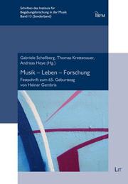 Musik - Leben - Forschung - Cover