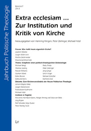 Extra ecclesiam ...Zur Institution und Kritik von Kirche - Cover
