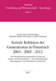 Soziale Kohäsion der Generationen in Österreich 2003-2005-2012 - Cover