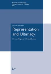 Representation and Ultimacy - Cover