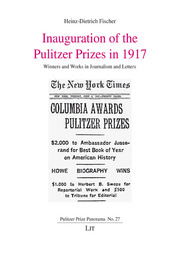 Inauguration of the Pulitzer Prizes in 1917