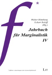 Jahrbuch für Marginalistik IV