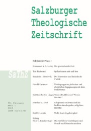 Salzburger Theologische Zeitschrift. 19. Jahrgang, 1. Heft 2015 - Cover