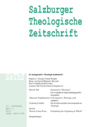 Salzburger Theologische Zeitschrift.17.Jahrgang, 2.Heft 2013