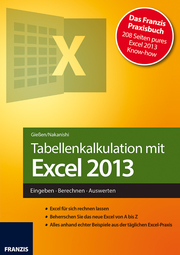 Tabellenkalkulation mit Excel 2013