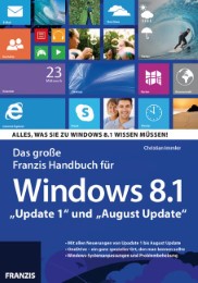 Das Große Franzis Handbuch für Windows 8.1 'Update 1' und 'August Update'