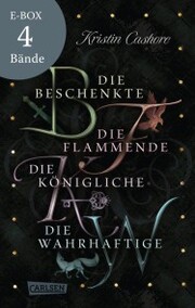 Die Beschenkte & Co.: Unvergessliche Heldinnen und eine tödliche Gabe - Band 1-4 der Bestseller-Serie im Sammelband! (Die sieben Königreiche) - Cover
