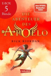 Die Abenteuer des Apollo: Packendes Fantasy-Spin-off von Percy Jackson - Band 1-5 in einer E-Box! - Cover