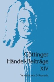 Göttinger Händel-Beiträge, Band 14 - Cover