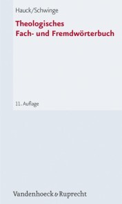 Theologisches Fach- und Fremdwörterbuch - Cover