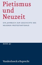 Pietismus und Neuzeit Band 42 - 2016 - Cover