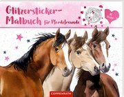 Glitzersticker-Malbuch für Pferdefreunde - Cover