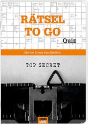 Rätselheft - Rätsel to go - Edition Quiz - Cover