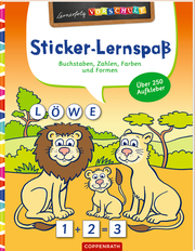 Sticker-Lernspaß Wilde Tiere