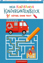Mein kunterbunter Kindergartenblock - Feuerwehr & Polizei