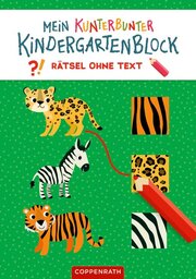 Mein kunterbunter Kindergartenblock - Lieblingstiere