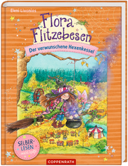 Flora Flitzebesen - Der verwunschene Hexenkessel - Cover
