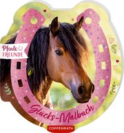 Glücks-Malbuch (Pferdefreunde) - Cover