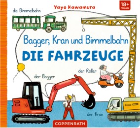 Bagger, Kran und Bimmelbahn - Illustrationen 2