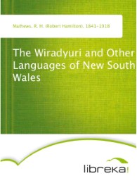 The Wiradyuri and Other Languages of New South Wales - Cover