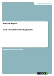 Das Integrationsmanagement - Cover