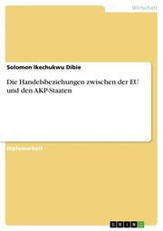 Die Handelsbeziehungen zwischen der EU und den AKP-Staaten - Cover