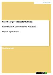 Electricity Consumption Method - Cover