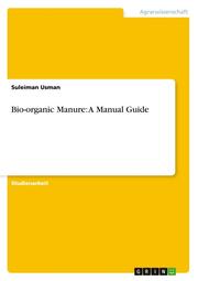 Bio-organic Manure: A Manual Guide - Cover