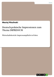 Deutsch-polnische Impressionen zum Thema IMPRESSUM