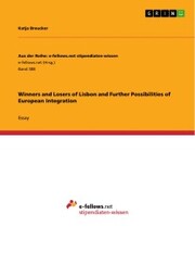 Winners and Losers of Lisbon and Further Possibilities of European Integration - Cover