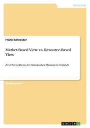 Market-Based View und Resource-Based View - Cover