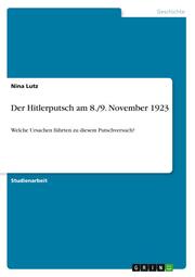 Der Hitlerputsch am 8./9.November 1923 - Cover