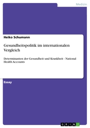 Gesundheitspolitik im internationalen Vergleich - Cover