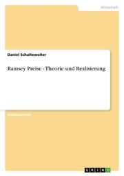 Ramsey Preise - Theorie und Realisierung