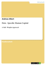 Firm - Specific Human Capital