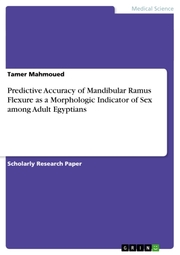 Predictive Accuracy of Mandibular Ramus Flexure as a Morphologic Indicator of Sex among Adult Egyptians