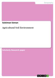 Agricultural Soil Environment - Cover