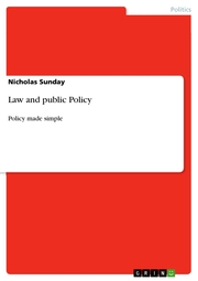 Law and public Policy