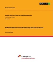 Parteienverbote in der Bundesrepublik Deutschland