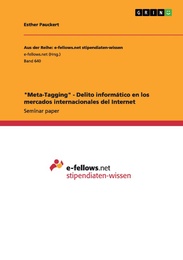 'Meta-Tagging' - Delito informático en los mercados internacionales del Internet - Cover