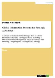Global Information Systems for Strategic Advantage