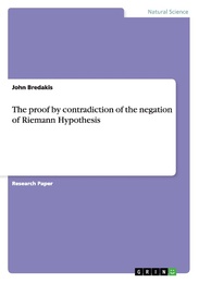 The proof by contradiction of the negation of Riemann Hypothesis - Cover